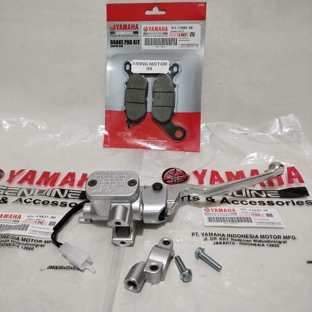 TABUNG MASTER REM ASSY+KAMPAS REM DEPAN YAMAHA MIO SPORTY MIO SMILE MIO J MIO M3 SOUL GT JUPITER MX 