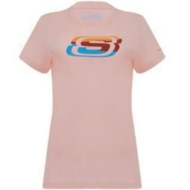 SKECHERS T-SHIRT WOMEN'S PINK