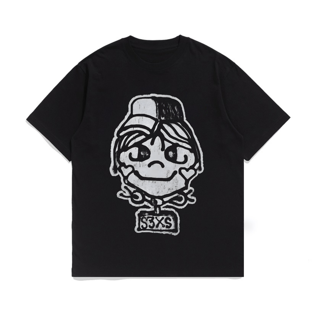 TENXI S3XS ONLY TSHIRT BOXY SNAPFACE PREMIUM