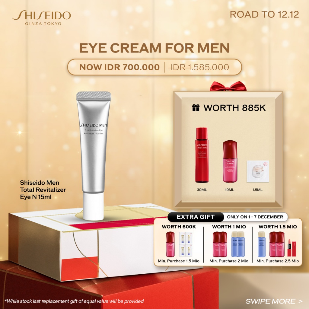 Shiseido Men Total Revitalizer Eye 15ml