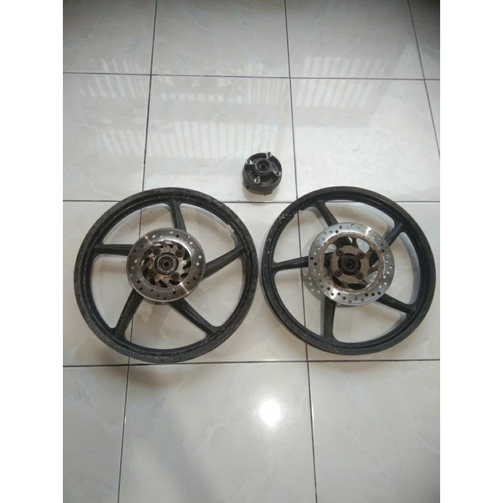 Velg Supra x 125 Double disk Supra X 125 Dd Batman Blade Original Copotan