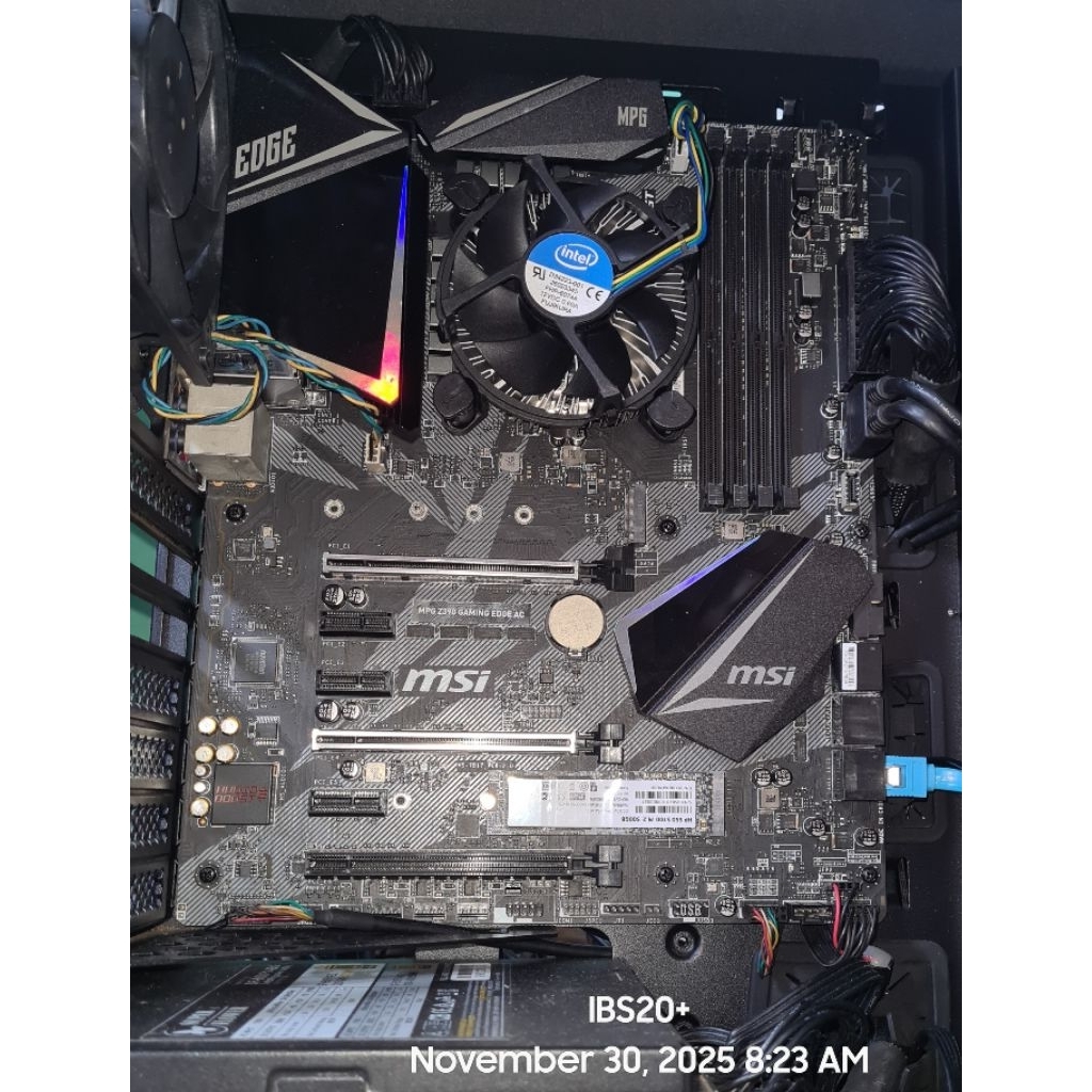 PAKET MSI MPG Z390 GAMING EDGE AC ATX DDR4 WITH CORE I5 9600K GEN 9 LGA 1151 V2