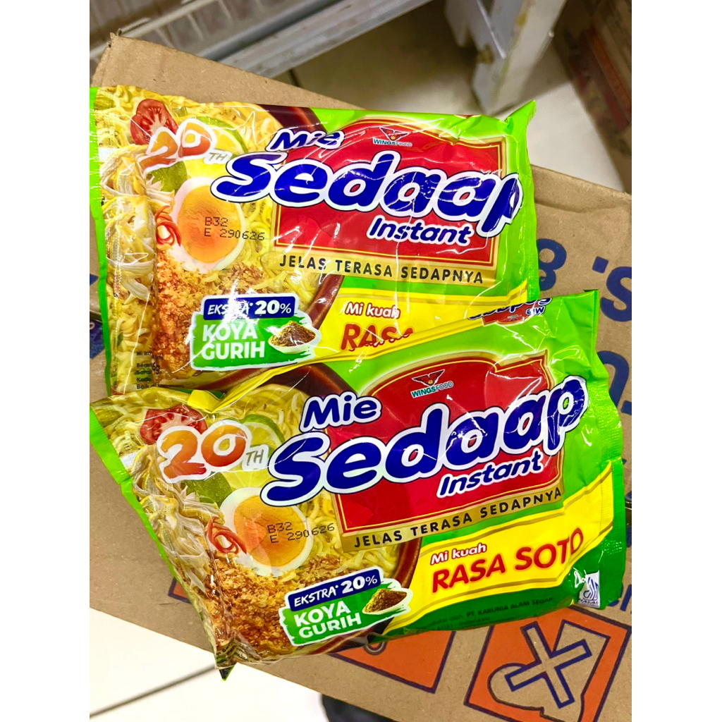 SEDAP MIE SOTO 1karton/SEDAP MIE KUAH/MIE SEDAP SOTO/MIE KUAH MURAH/SEDAP KUAH MURAH