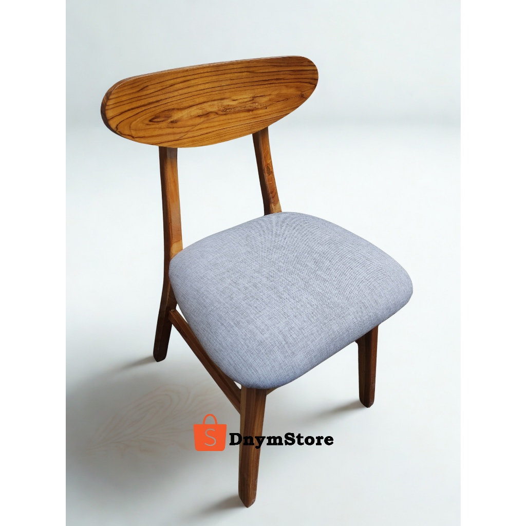 Kursi Makan Kayu Jati Dudukan Busa Termurah