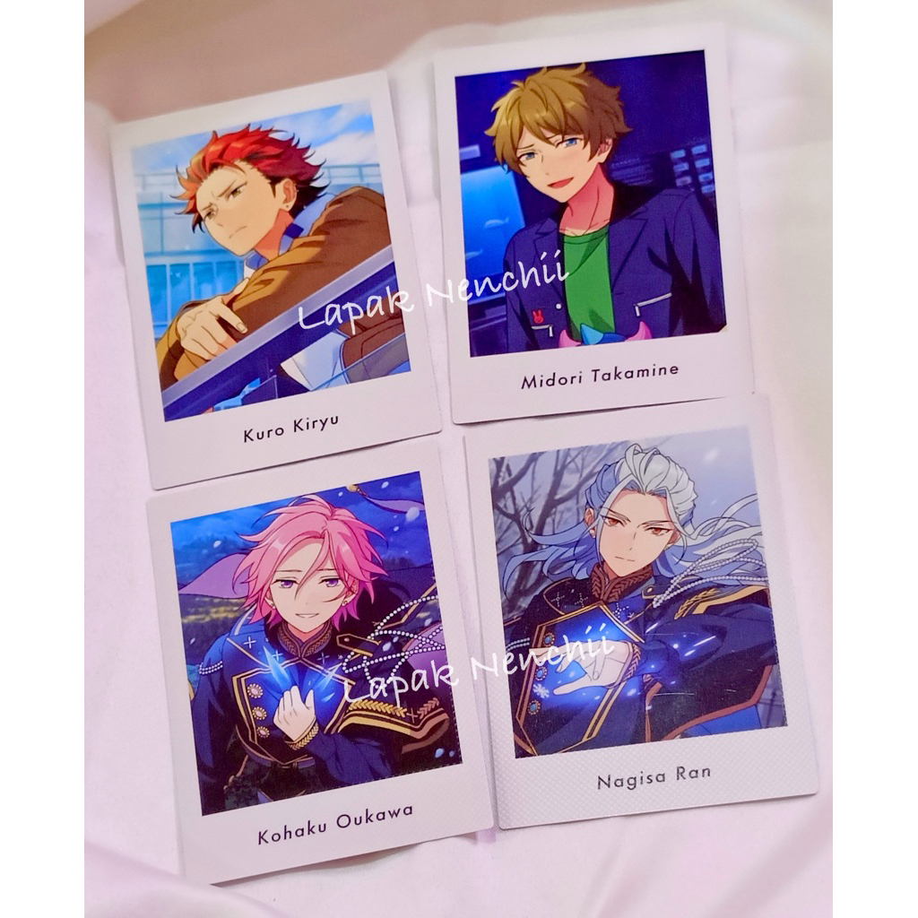 Official Merch Pashakore Ensemble Stars Kuro Kiryu, Midori Tskamine, Kohaku Oukawa, Nagisa Ran