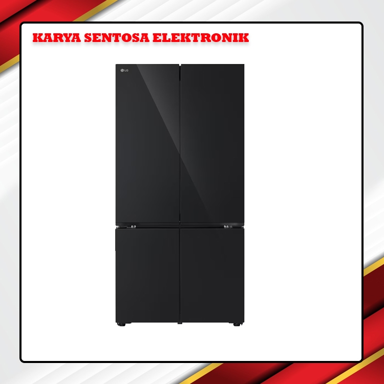 LG GV-B25FFGPB Kulkas Multi Door 677L / 617L Terbaru dengan Auto Ice Maker GV-B25FFGPB