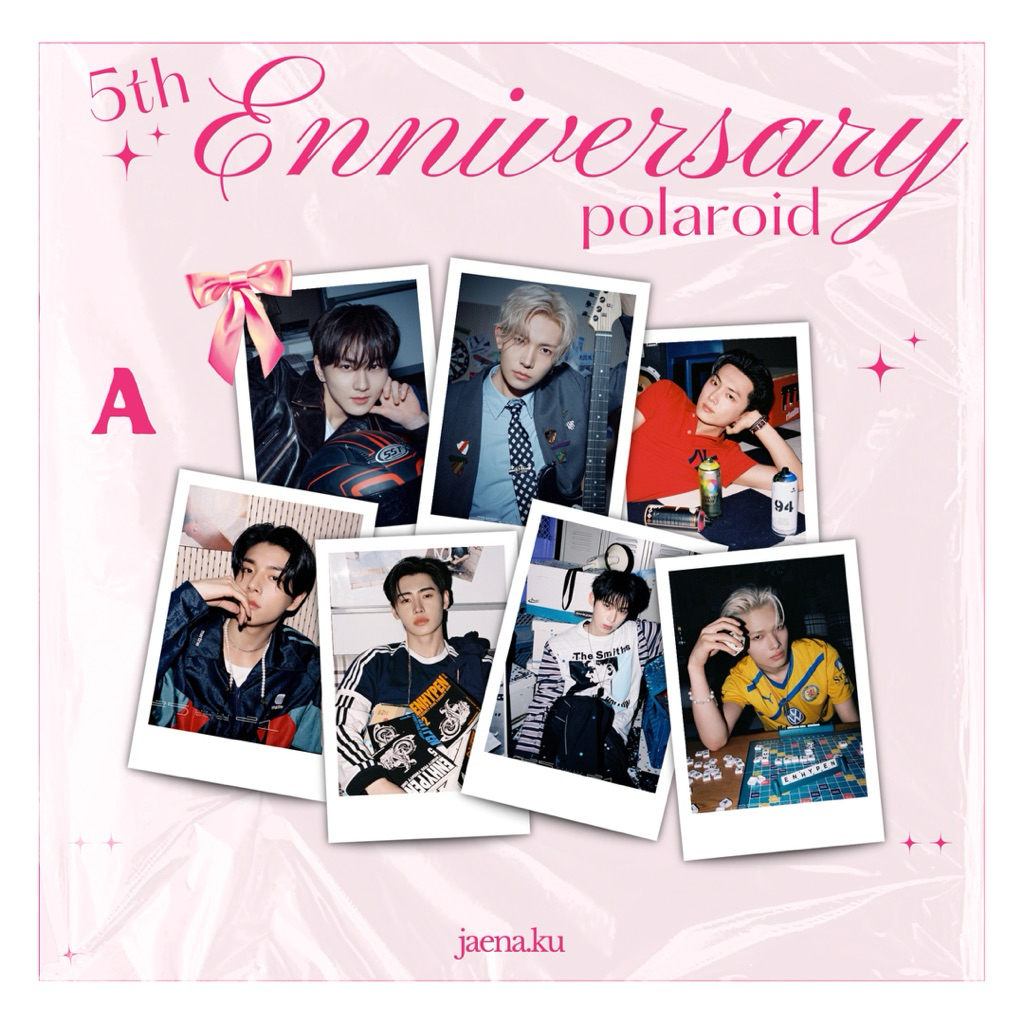 [ENHYPEN] POLAROID ENNIVERSARY 5TH JUNGWON HEESEUN JAY JAKE SUNGHOON SUNOO NI-KI