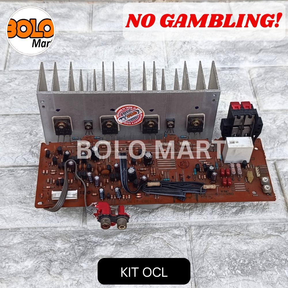 kit OCL stereo power amplifier