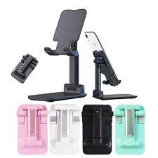 FOLDING DESKTOP PHONE STAND HOLDER HP STAND DUDUK HP BISA DILIPAT