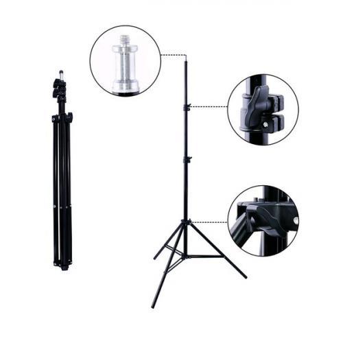 ONLY TRIPOD PANJANG 2 METER Tripod PORTABLE Lighting stand - Tripod untuk Hp Dan Camera Universal