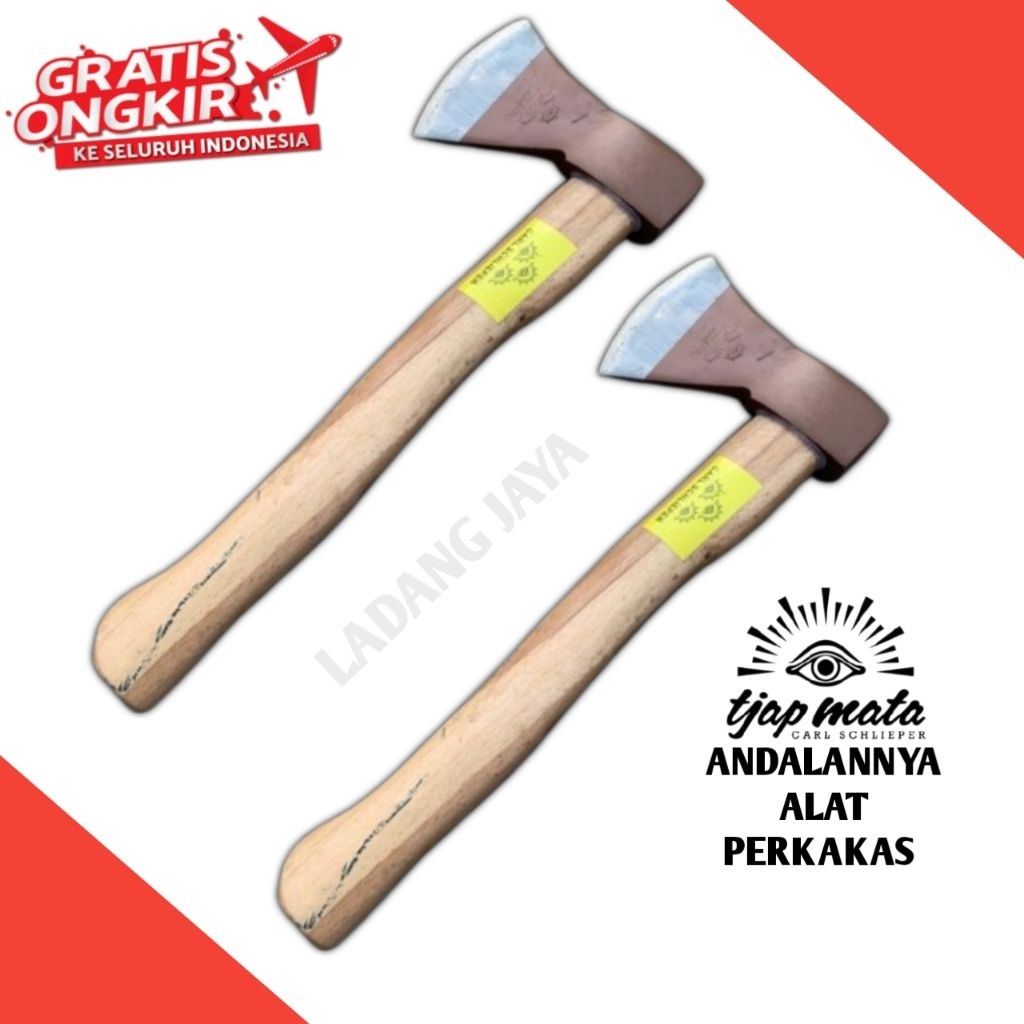 Kapak Carl Schlieper gagang kayu