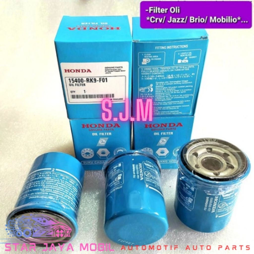 FILTER OLI SARINGAN OLI MESIN ORIGINAL. JAZZ/ CR-V/ MOBILIO/ BRIO