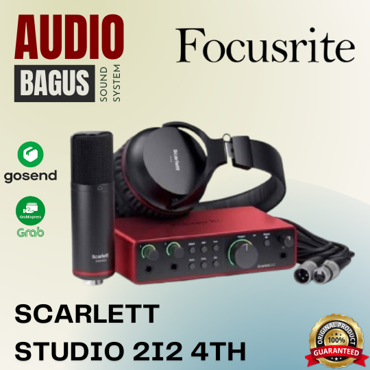 FOCUSRITE SCARLETT STUDIO 2I2 4TH GEN ORIGINAL