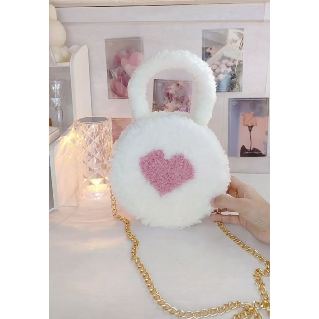 Tas rajut kanvas imut/ tas rajut kanvas buatan home made