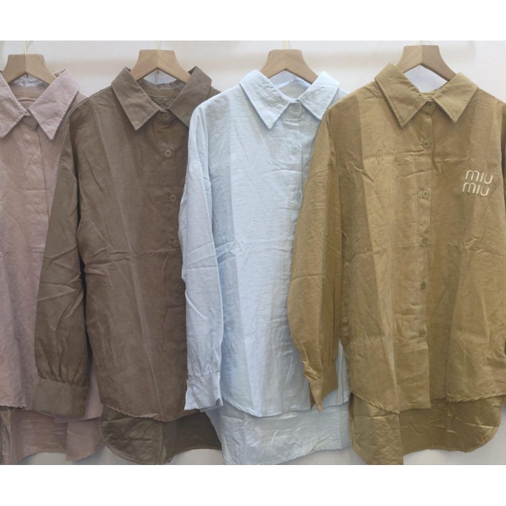 kemeja Miu Miu