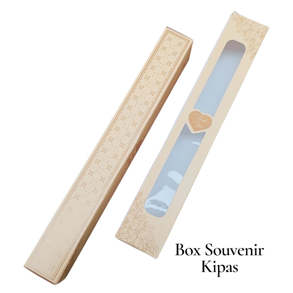 Box Kemasan Souvenir Kipas Spanyol - Box Souvenir Kipas Tangan