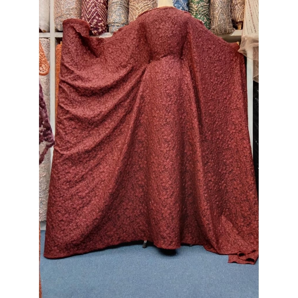 PROMOCOD BAHAN KAIN FUKURO JAGUARD EMBOSS/KAIN JAGUARD EMBOSS//KEBAYA WANITA MEWAH MOTIF TERBARU