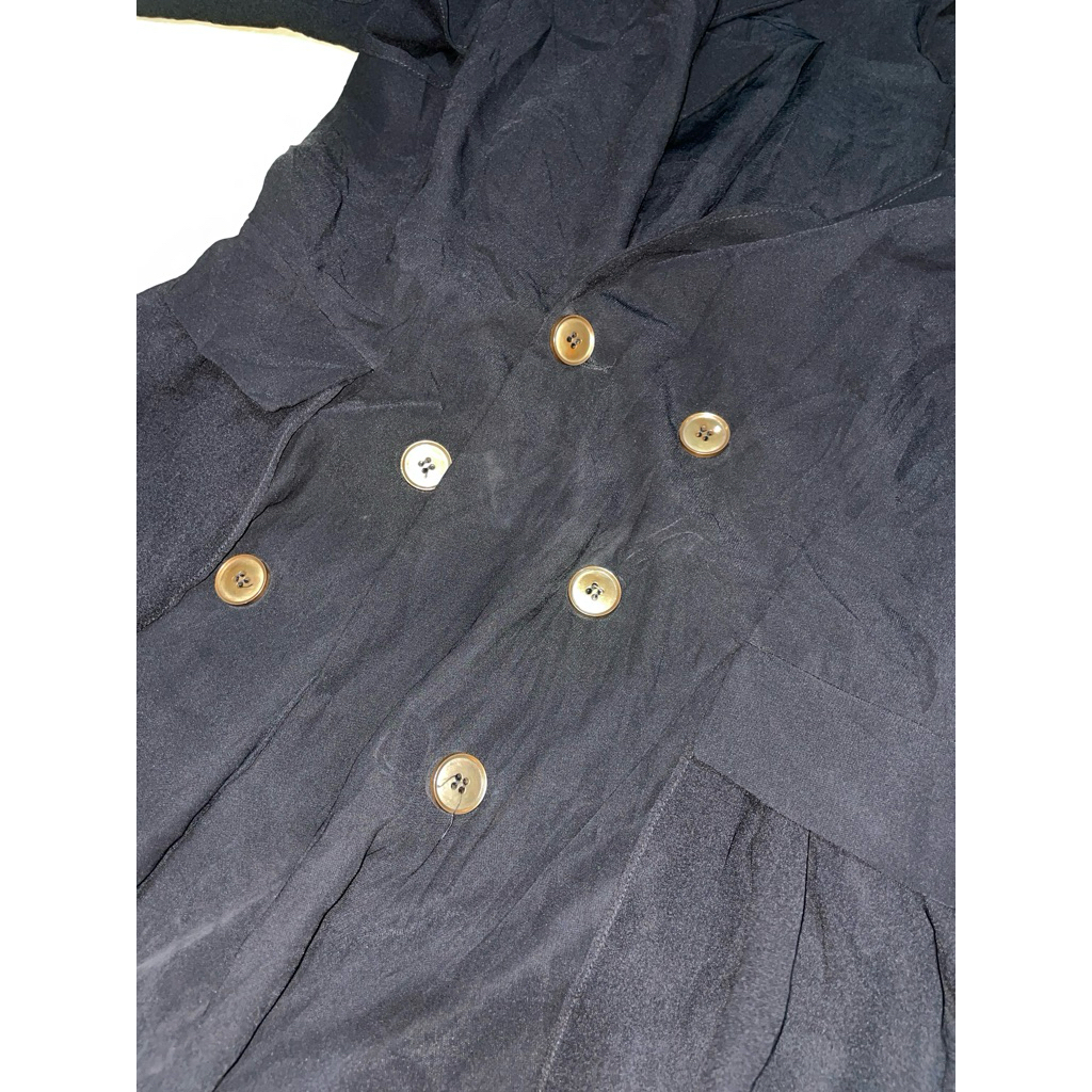 Blazer hitam merah preloved