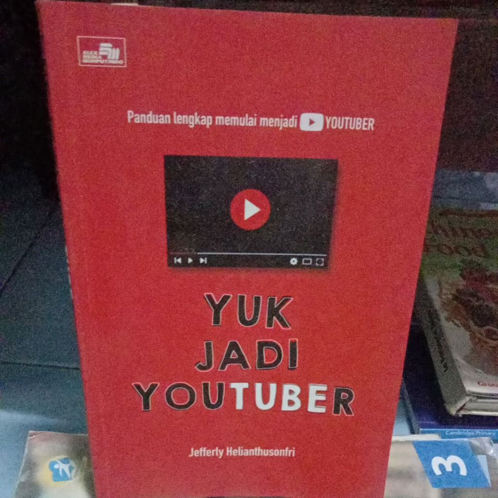 BUKU ,YUK JADI YOUTUBER, buku second