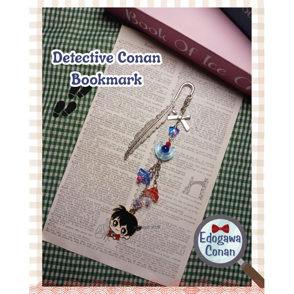 [SUPER LIMITED] Detective Conan Bookmark - Detective Conan 2in1 Bookmark & Keychain / Detective cona