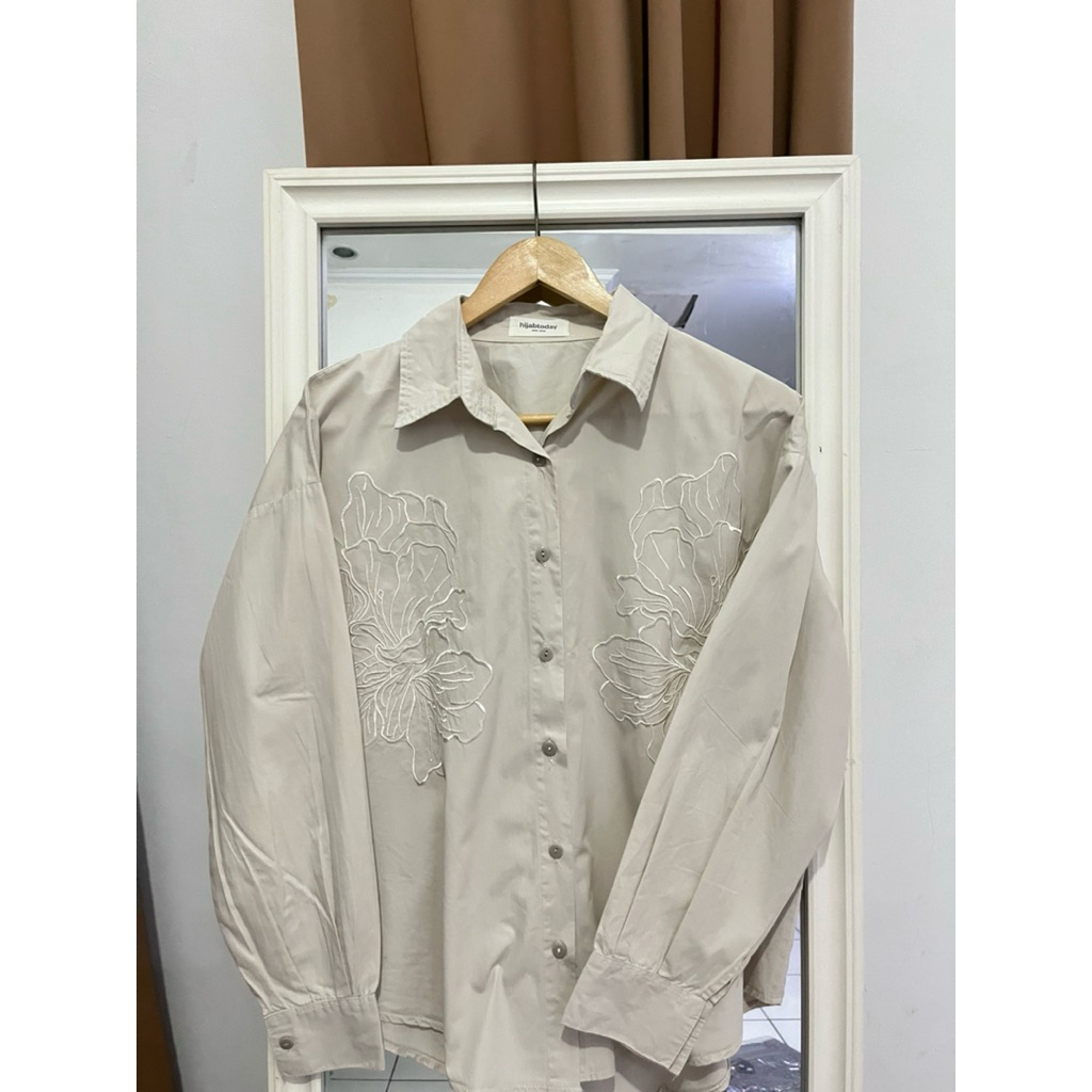 PL Kemeja Fashion Today/ Hijab Today Kemeja Bordir Kemeja Wanita Kemeja Casual