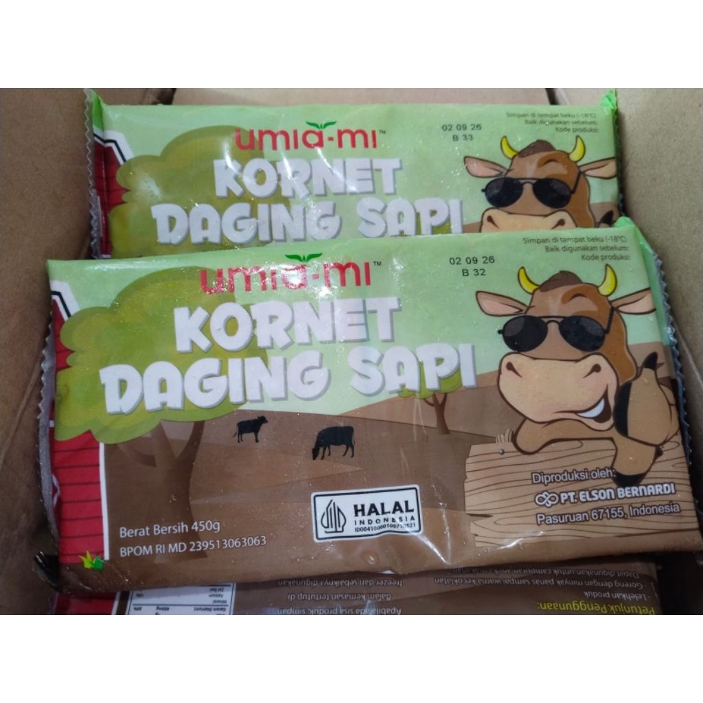 UMIAMI KORNET DAGING SAPI 450gram|UMIAMI KORNET DAGING SAPI|NURI FRUITS