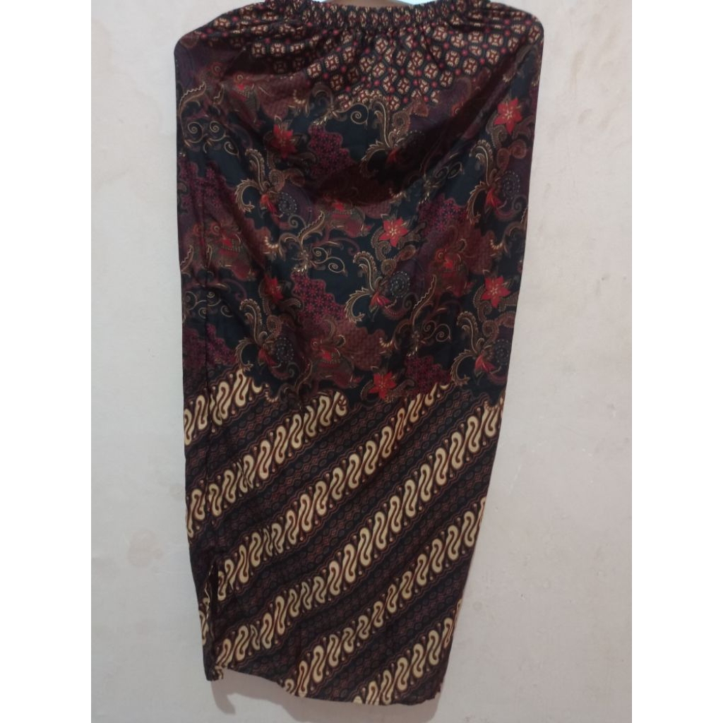 preloved rok kebaya batik lebar pinggang 25cm panjang 95cm bahan tipis