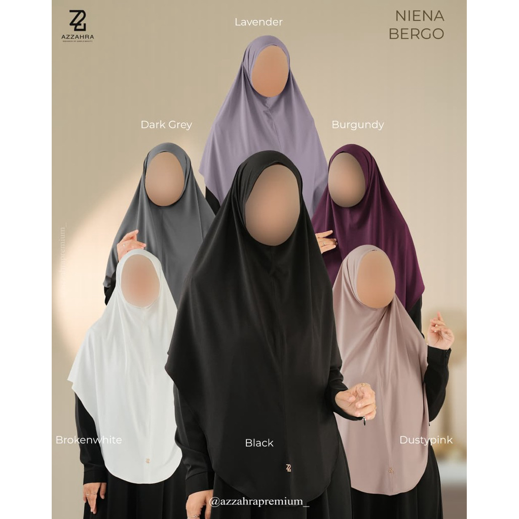 Niena bergo(bergo instan)by Azzahra premium syarii
