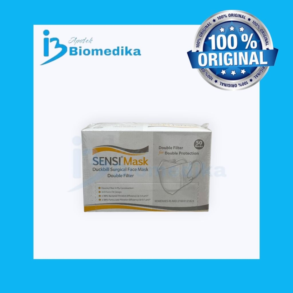 Masker Sensi Duckbill 50 Pcs