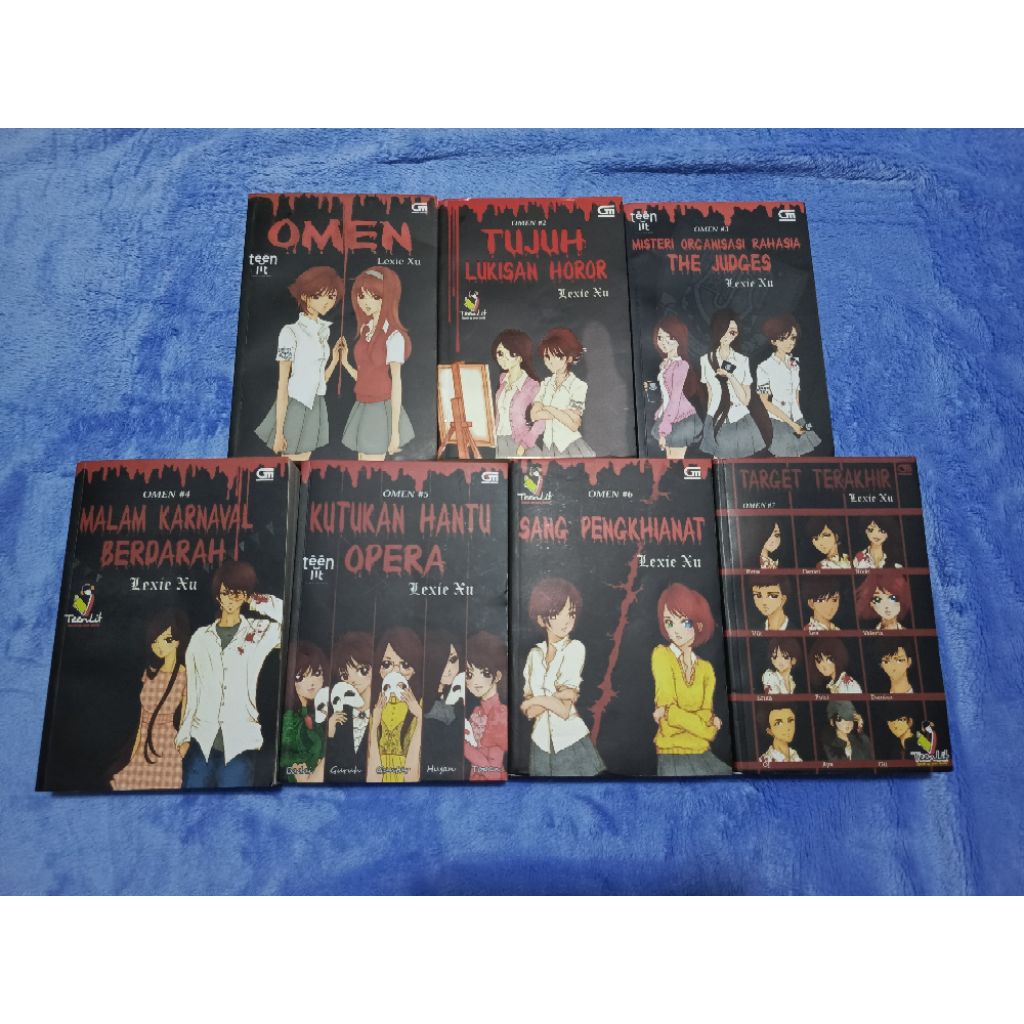 Novel Omen series by Lexie Xu 1-7 (preloved)