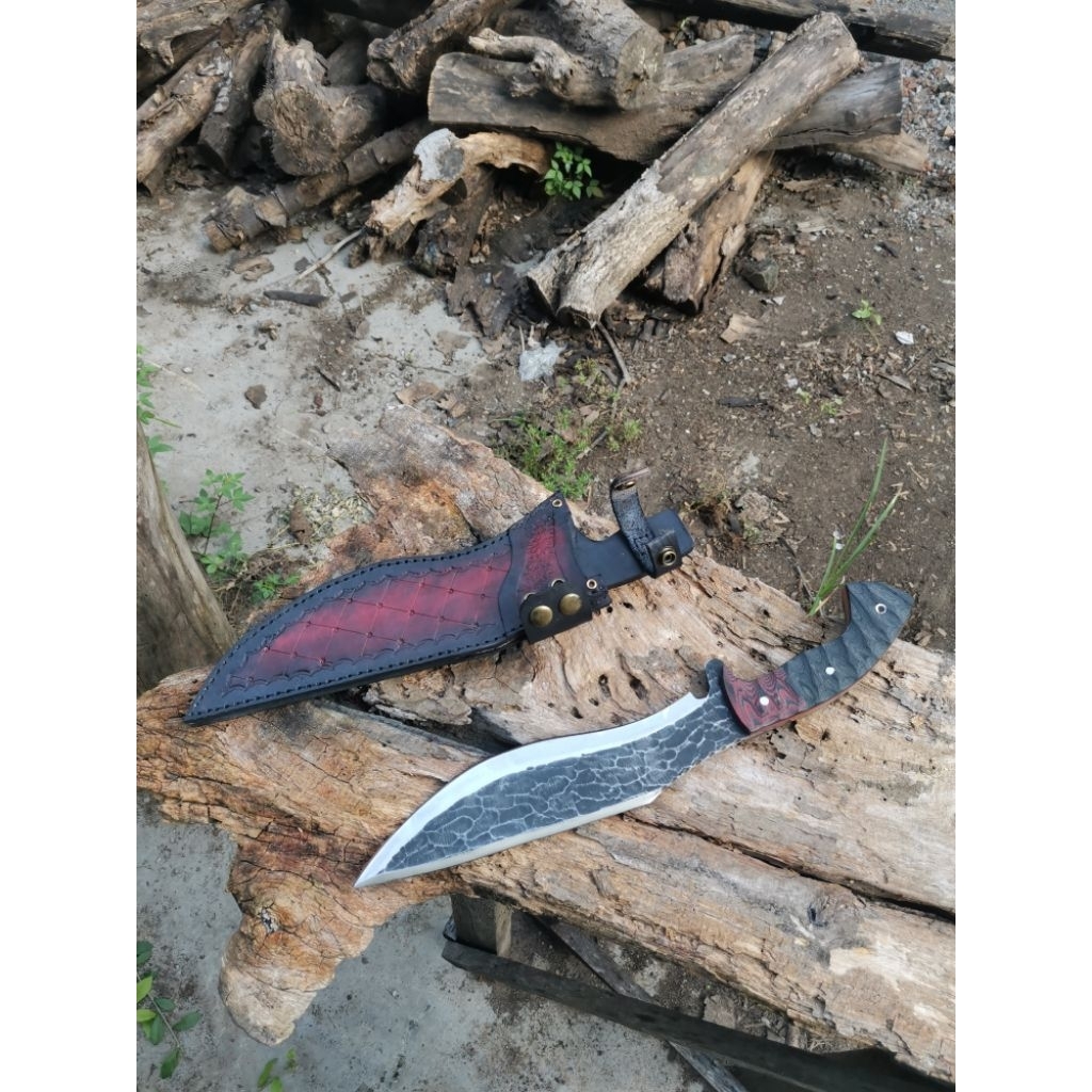 Pisau Outdoor survival olahraga camping Sup9 steel