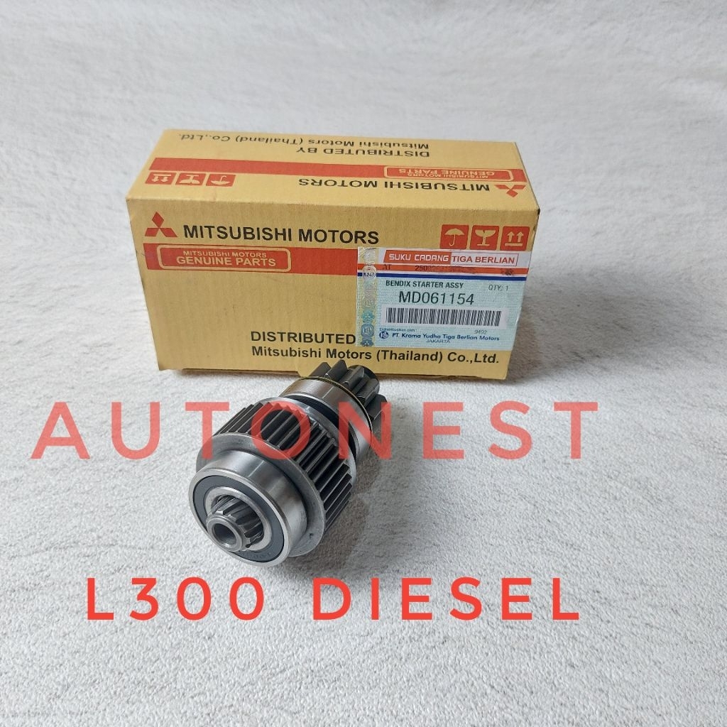 BENDIX STARTER BENDIK STARTER MITSUBISHI L300 DIESEL KOMPLIT