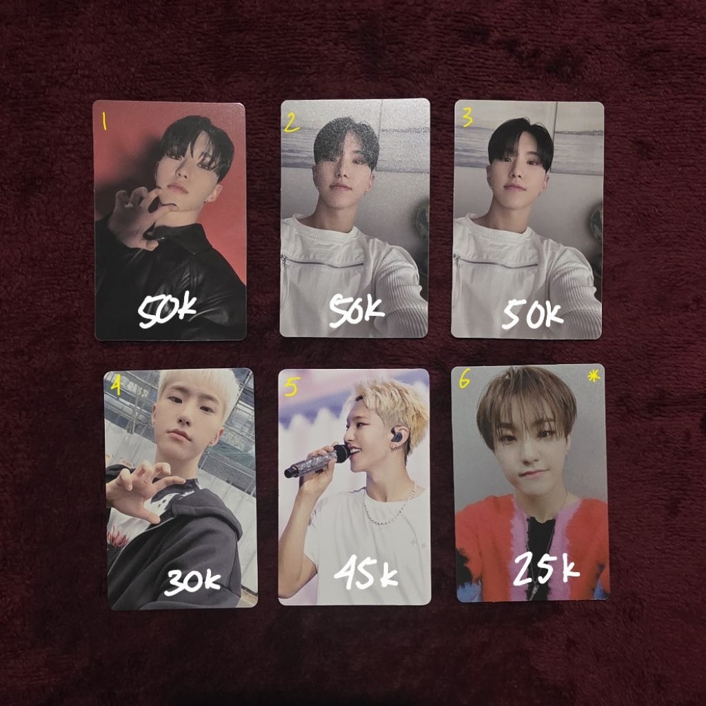 SEVENTEEN HOSHI PHOTOCARD