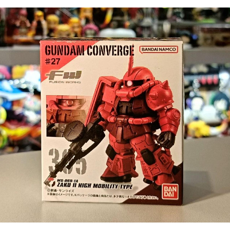 BANDAI FW CONVERGE GUNDAM CHAR ZAKU II MS-06R #27