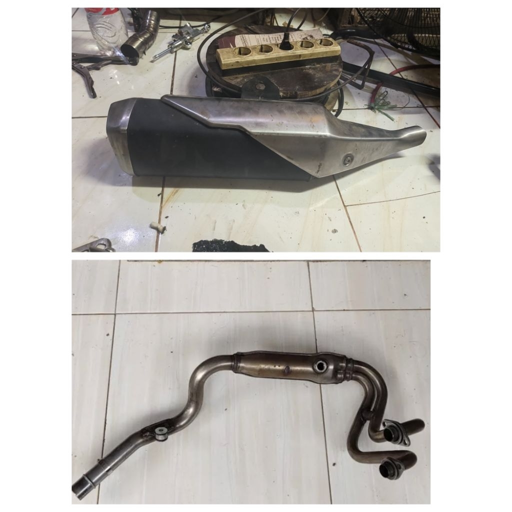 Knalpot Standar Original Ninja 250 Fi / Z 250 Fi Old