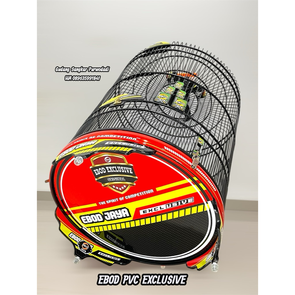 [PROMO] Sangkar Murai EBOD EXCLUSIVE PVC [FREE PACKING KAYU]