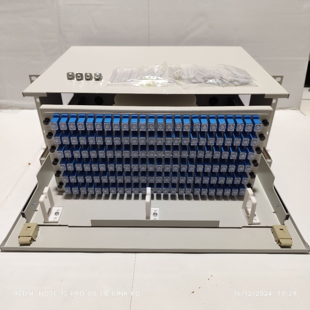 otb 144 core lengkap adapter sc upc / otb rackmount 144 core