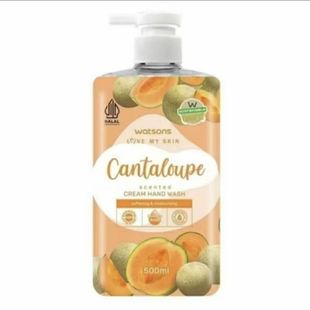 WATSON  CREAM HAND WASH 500ML - CANTALOUPE
