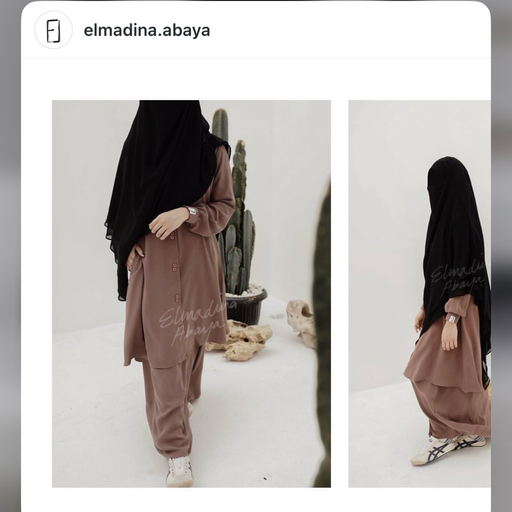 Preloved Jakset Jakarta Set Elmadina Set Tunik Mazen Anti UV