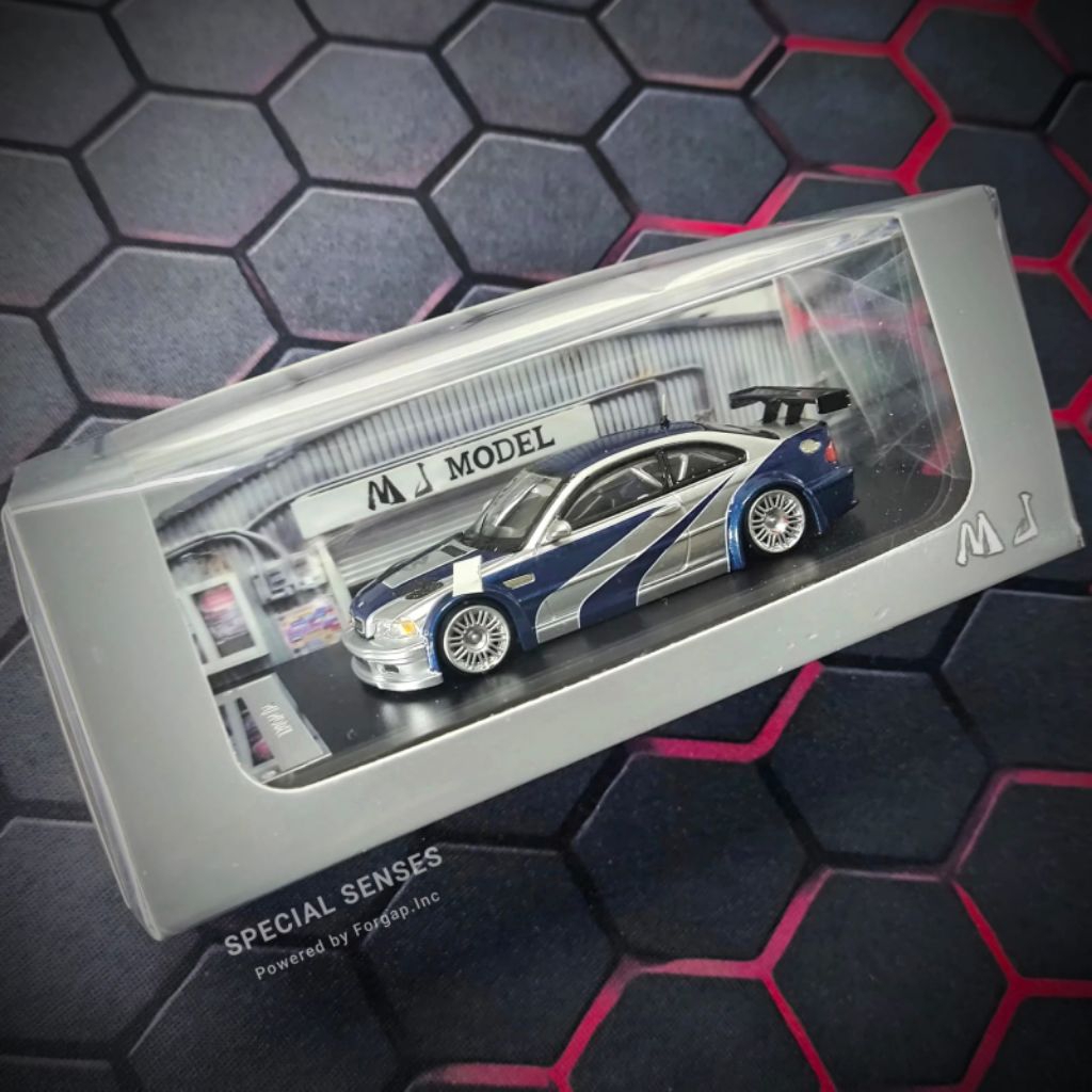 MJ Model BMW M3 GTR E46 Razor NFS Most Wanted Livery Open Kap