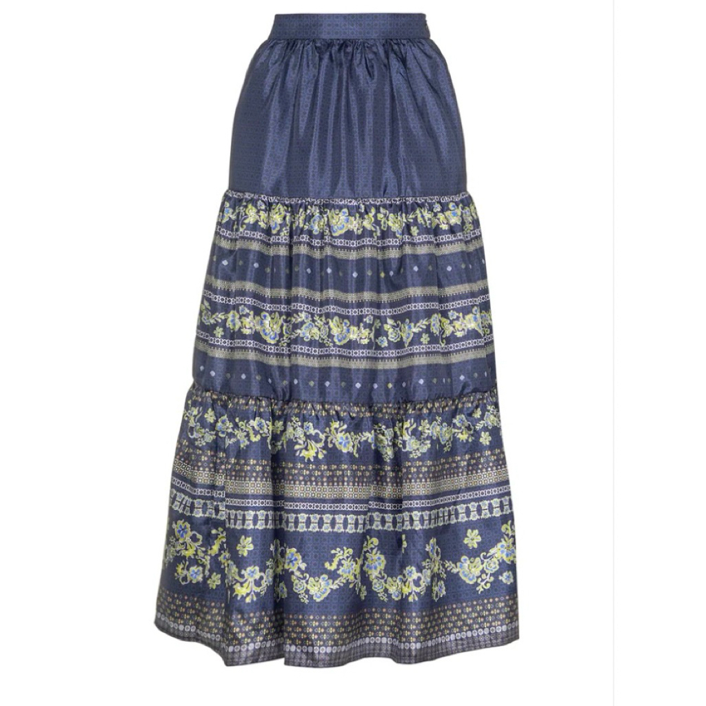 Adara Tiered Skirt - Eclipse