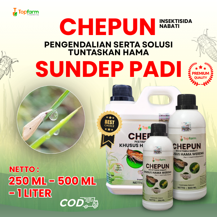 Insektisida Topfarm / Obat Sundep Padi Sawah / Obat Sundep Padi / Obat Sundep Padi Ampuh / Obat Sund