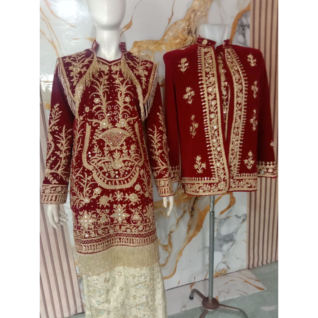 BAJU PENGANTIN MINANG PREMIUM MILANO FULL PAYET