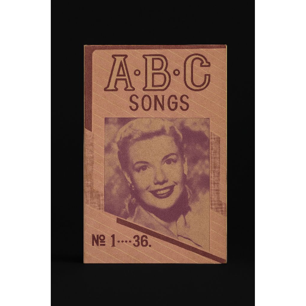 Buku lagu Jadul ABC SONGS tahun 1950an