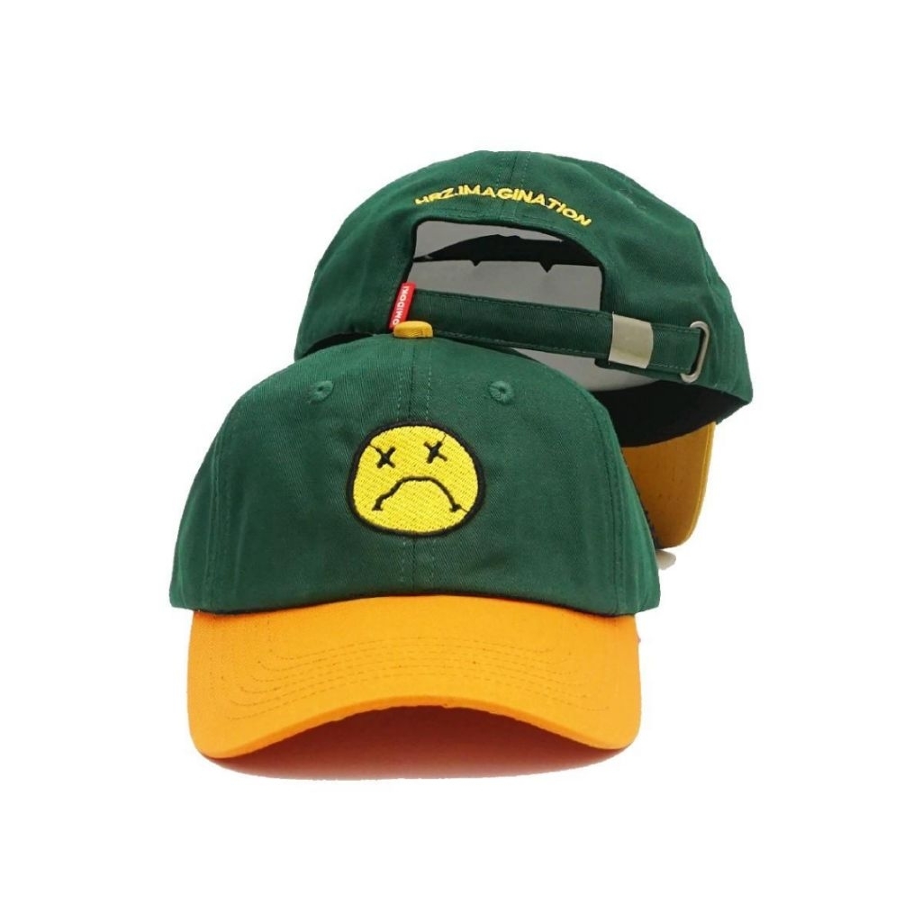 Topi Baseball omidoki hijau kuning