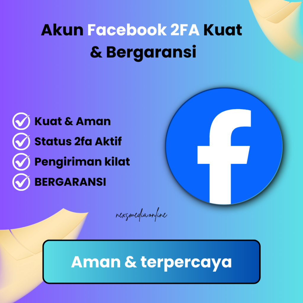 Jual Akun Fb A2f Aktif | Akun Facebook Kuat | Fb Ads | Fb Marketplace | Begaransi