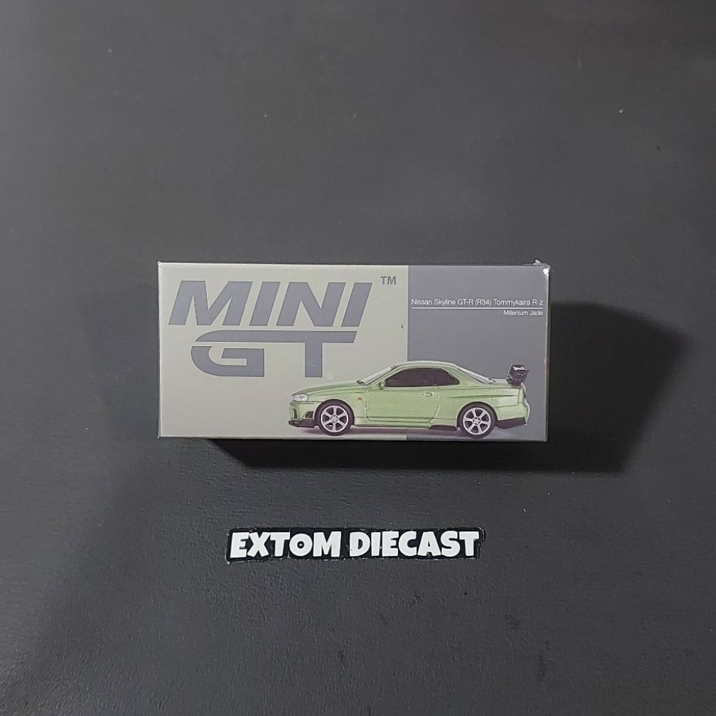 Mini GT Nissan Skyline R34 Tommy Kaira Milenium Jade