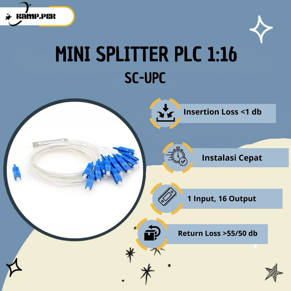 PASSIVE SPLITTER 1:16 SC UPC