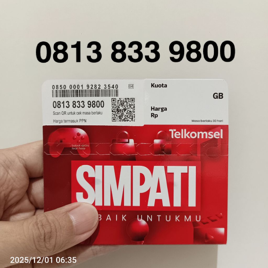 nomor cantik simpati 11digit