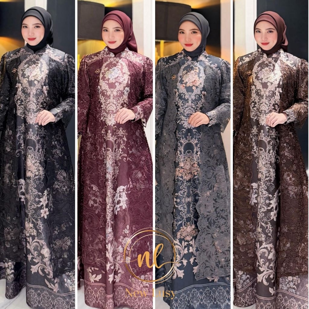 Hiera dress by new lusy gamis terbaru new lusy gamis melayu